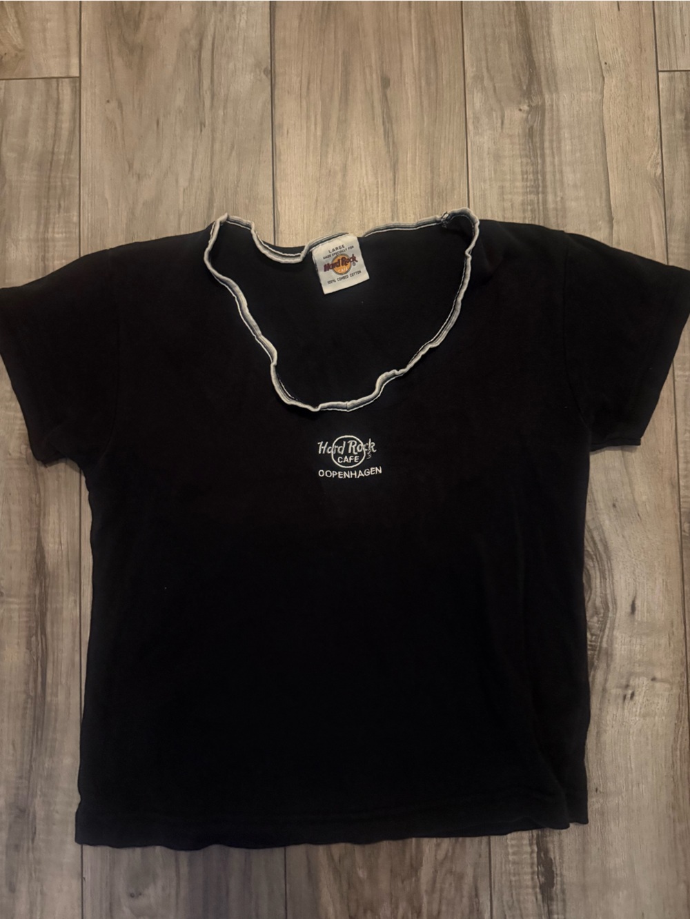 Hard rock cafe vintage black top